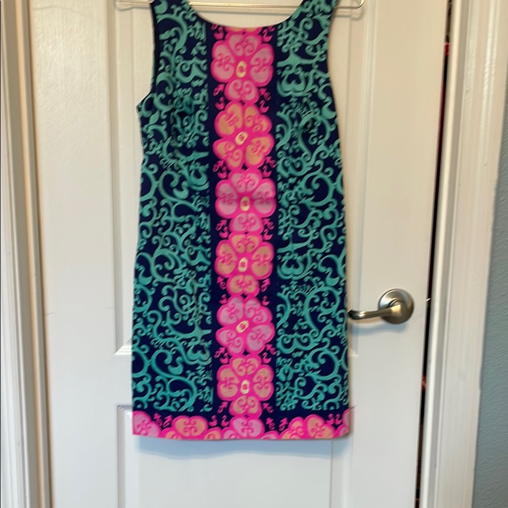 Lilly Pulitzer Blue and Pink Dress